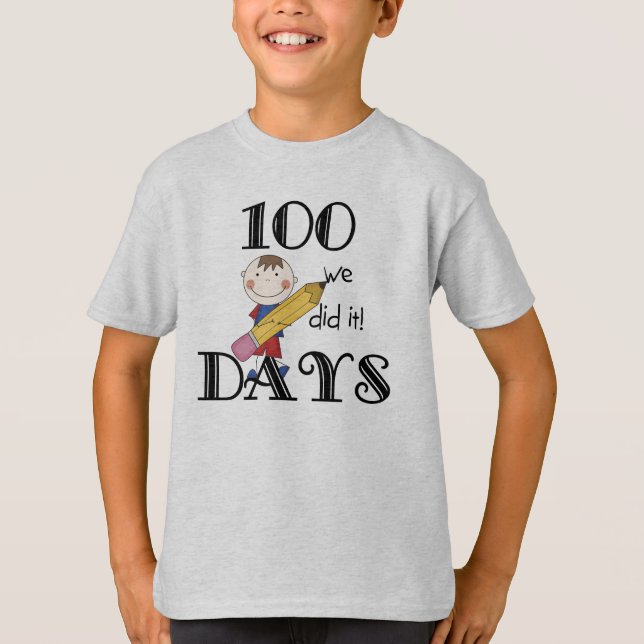 T-shirt Figure 100 jours (Devant)