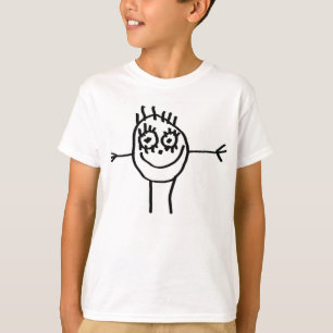T-shirt Figure de bâton drôle