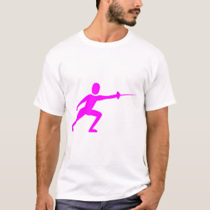 T-shirt Figure de clôture - Magenta