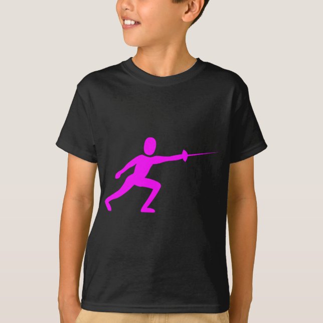 T-shirt Figure de clôture - Magenta (Devant)