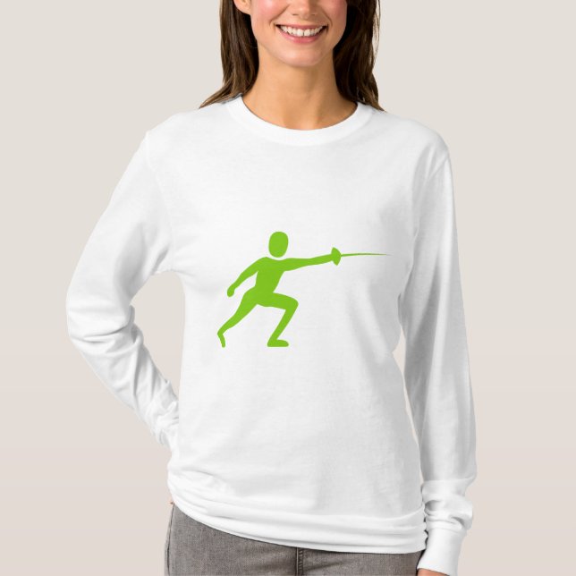 T-shirt Figure de clôture - Martian Green (Devant)