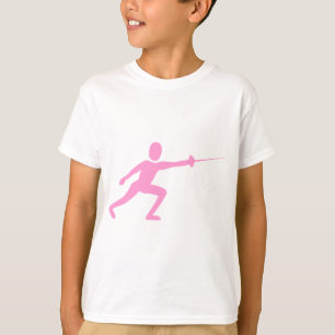 T-shirt Figure de clôture rose