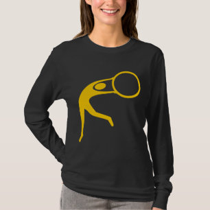 T-shirt Figure de gymnastique rythmique - Ambre