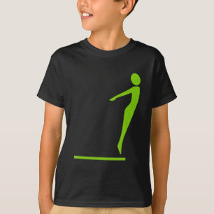 T-shirt Figure de plongée - Martian Green