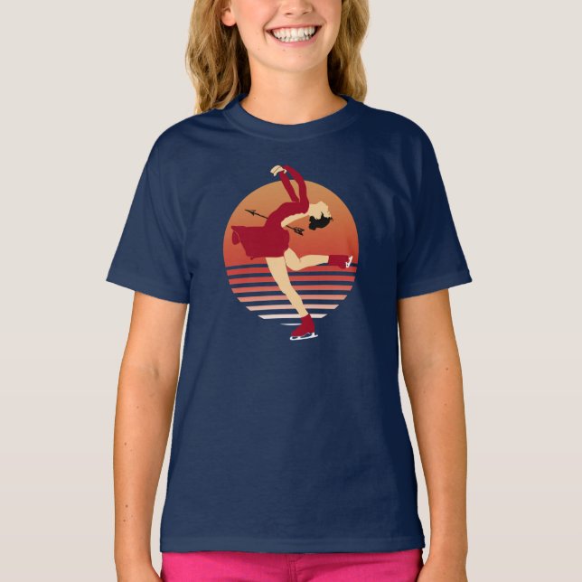 T-shirt Figure de skating (Devant)