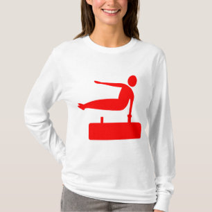 T-shirt Figure de stockage en chambre forte - Rouge