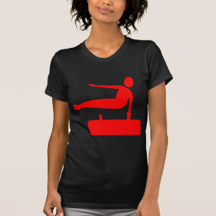 T-shirt Figure de stockage en chambre forte - Rouge