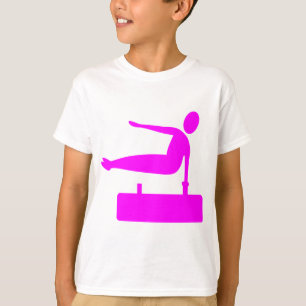 T-shirt Figure de voûte - Magenta