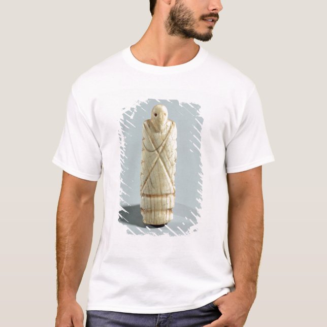 T-shirt Figure d'un homme barbu (ivoire d'éléphant) (Devant)