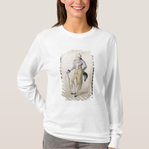 T-shirt Figure masculine élégante, 1793 (crayon et la
