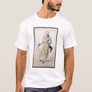 T-shirt Figure masculine élégante, 1793 (crayon et la