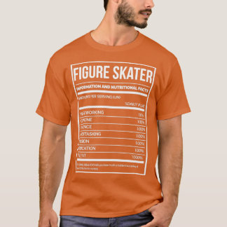 T-shirt Figure Patinage amusant Figure Patinage Nutrition