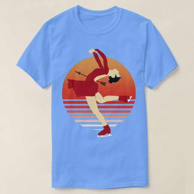 T-shirt Figure Patinage Art De La Danse Sur Glace (Design devant)
