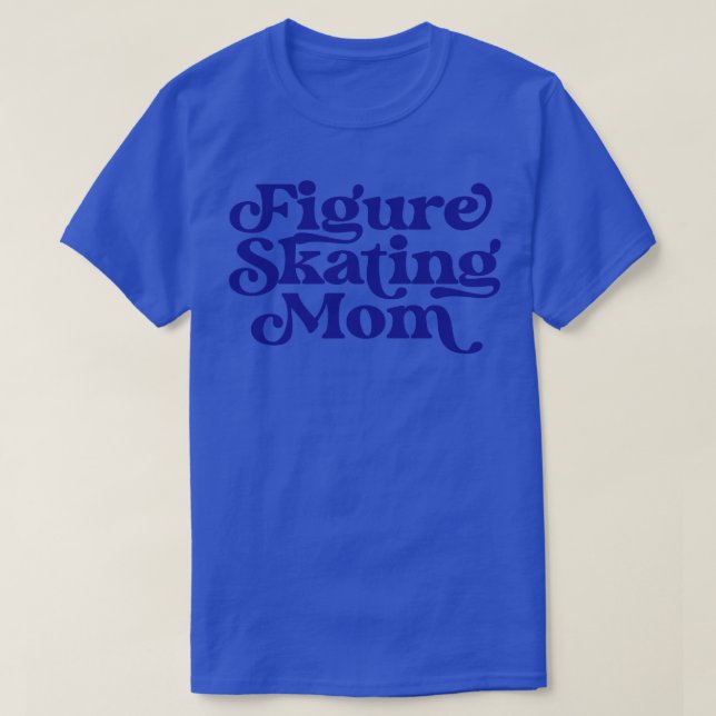 T-shirt Figure Patinage Maman Patinage sur glace Maman Pat (Design devant)
