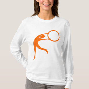 T-shirt Figure rythmique gymnastique - Orange