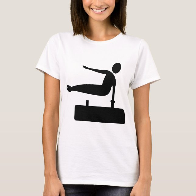 T-shirt Figure sautante - Noir (Devant)