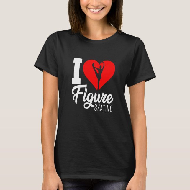 T-shirt Figure Skater Ice Skate Team 2 (Devant)