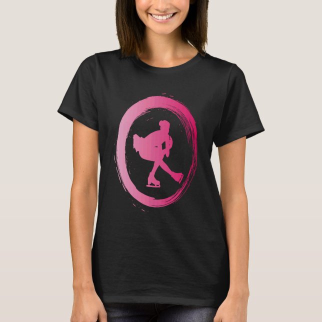 T-shirt figure skating dance ice skate figure skater (Devant)