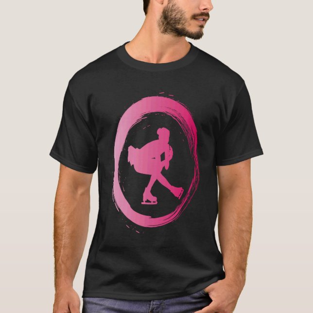 T-shirt figure skating dance ice skate figure skater (Devant)