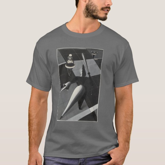 T-shirt Figurines dans l'espace Étude pour le ballet triad (Devant)