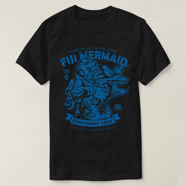 T-shirt Fiji Mermaid Confirmé faux démon Halloween (Design devant)