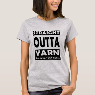 T-shirt FIL droit d'Outta/votre texte