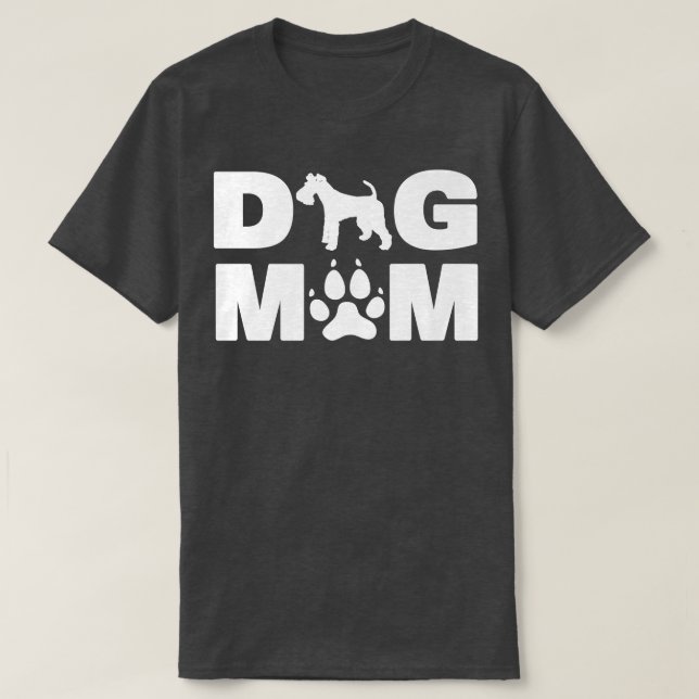 T-shirt Fil Pour Terrier Chien Maman Meilleur Fil Pour Ter (Design devant)