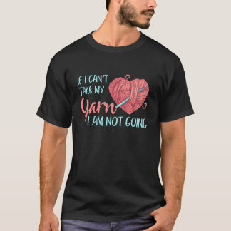 T-shirt Fil Tricot Crochet Je Ne Vais Pas Crochet