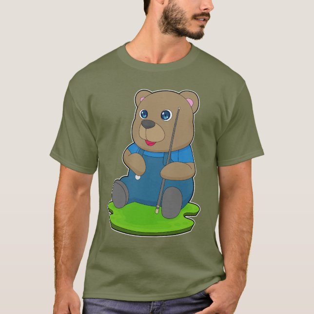 T-shirt File d'attente Billiard d'ours (Devant)