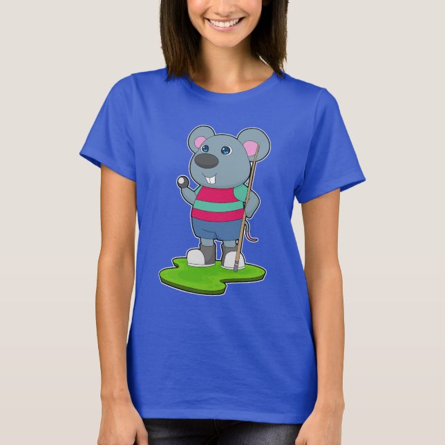 T-shirt File d'attente Billiard Souris (Devant)