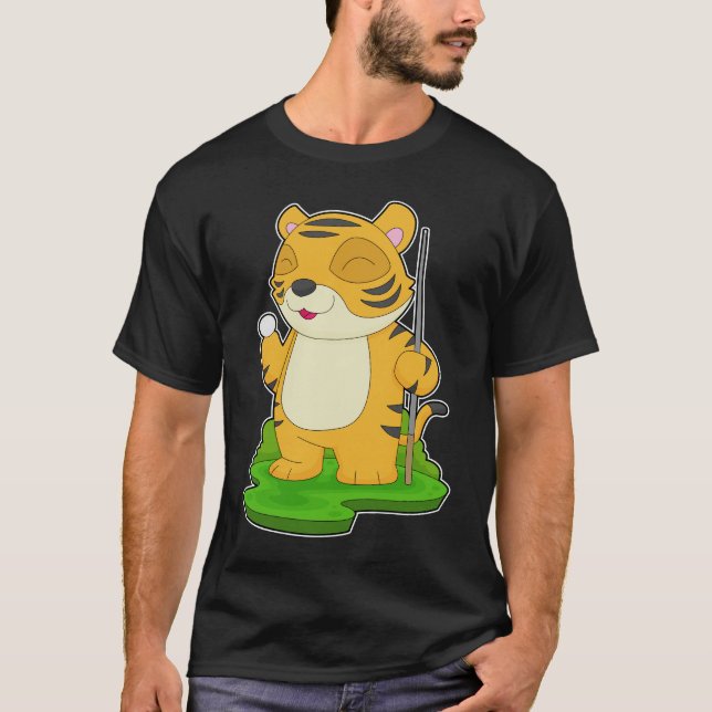 T-shirt File d'attente Tiger Billiard (Devant)