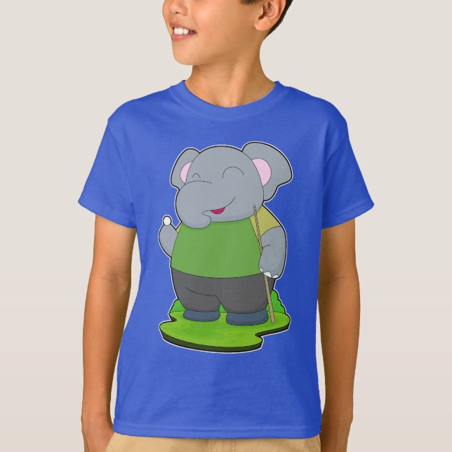 T-shirt File Elephant Billiard (Devant)