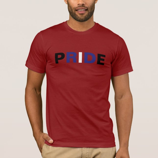 T-shirt FILE EN cuir (Devant)