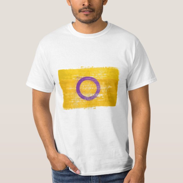 T-SHIRT FILE INTERSEXE PEINTE (Devant)