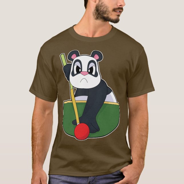 T-shirt File Panda Billiard (Devant)