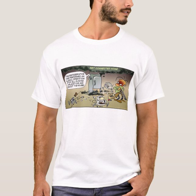 T-shirt Filet relié à la maison (Devant)