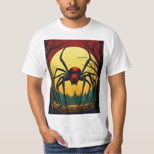 T-shirt Filets d'araignée" "Arachnid Attire" "Ventilateur 