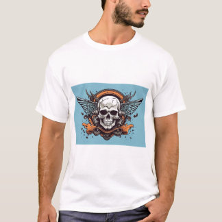 T-shirt Filets Rebel : Collection de patchs Rock & Roll