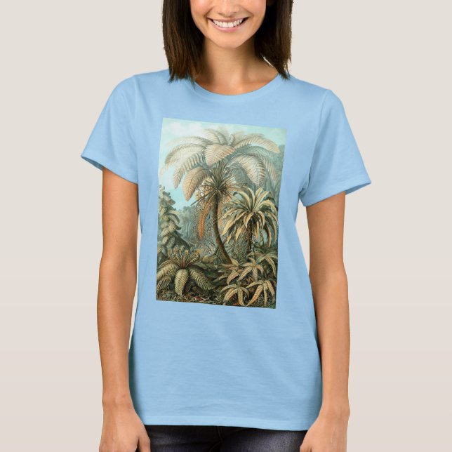 T-shirt Filicinae par Ernst Haeckel, Plantes de fougères a (Devant)