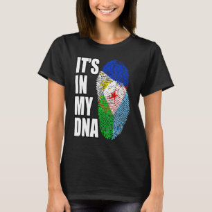 T-shirt Filipino Et Djibouti Mélangent L'ADN Patrimoine Du