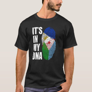T-shirt Filipino Et Djibouti Mélangent L'ADN Patrimoine Du