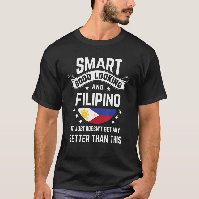 T-shirt Filipino Flag Native Pride  Philippines Filipino R (Devant)