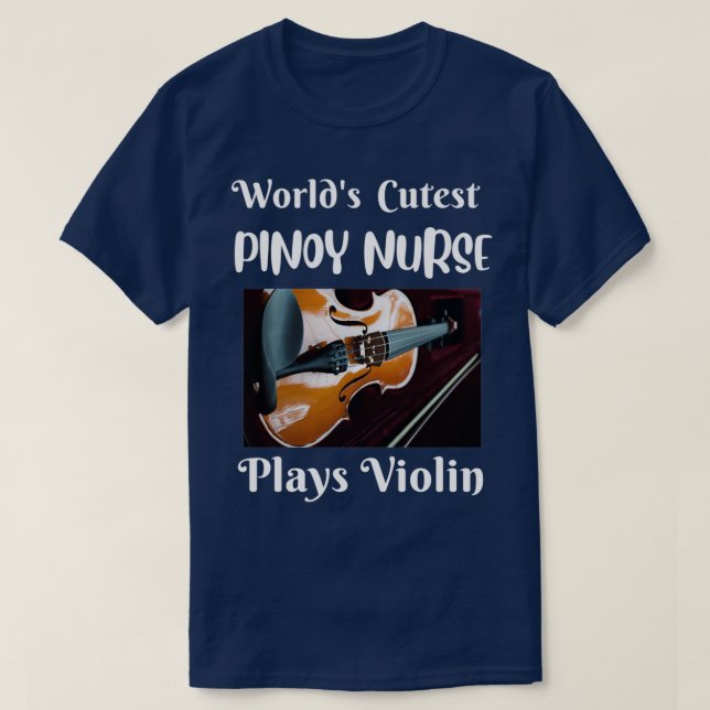 T-SHIRT FILIPINO INFIRMIÈRE PLUS COURTE AU MONDE JOUE VIOL (Design devant)