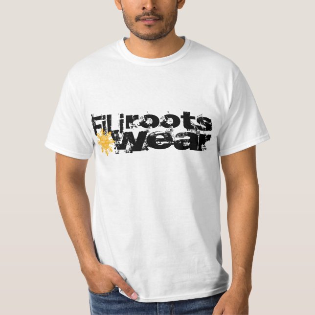 T-shirt filirootswear b/w (Devant)