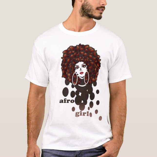 T-shirt fille Afro (Devant)