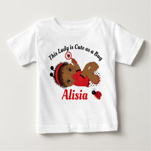 T-shirt fille afro-américaine Ladybug