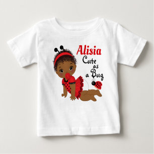 T-shirt fille afro-américaine Ladybug