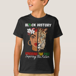 T-shirt Fille afro rendant hommage au passé inspirant le f
