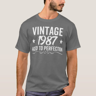 T-shirt Fille Agedo Perfection vintage 1987