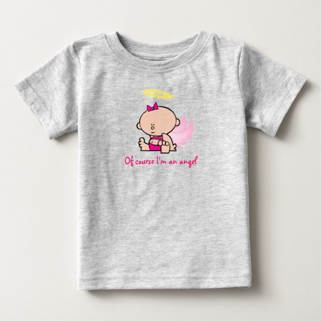 T-shirt fille ailes Angel (Devant)